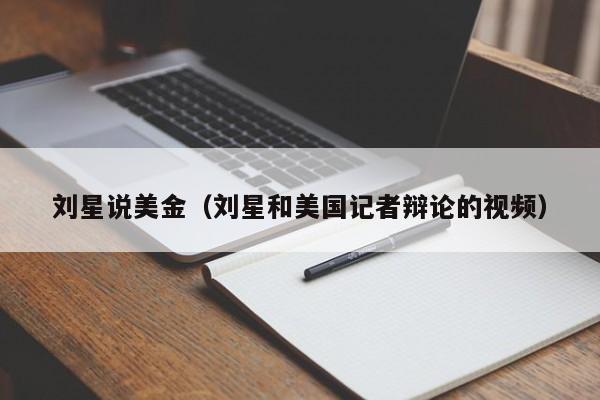 刘星说美金（刘星和美国记者辩论的视频）