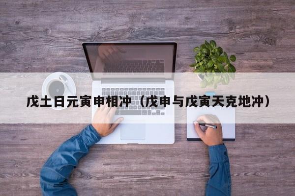 戊土日元寅申相冲（戊申与戊寅天克地冲）