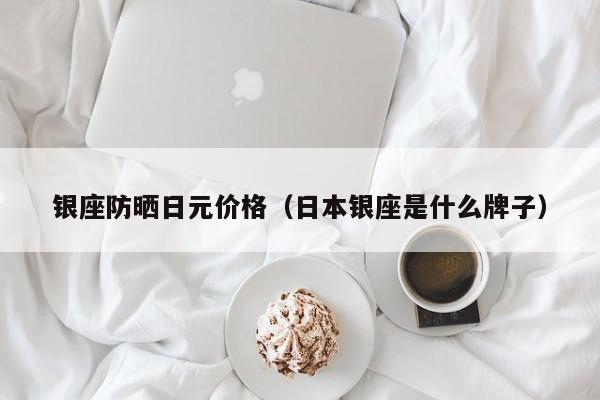 银座防晒日元价格（日本银座是什么牌子）