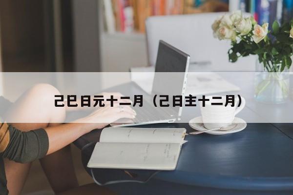 己巳日元十二月（己日主十二月）