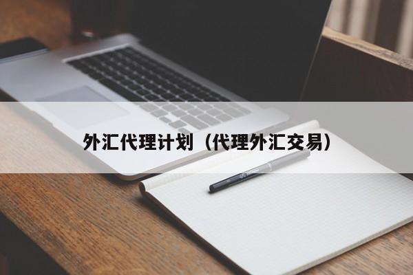 外汇代理计划（代理外汇交易）