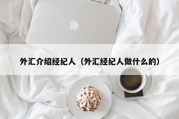 外汇介绍经纪人（外汇经纪人做什么的）